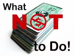 Lessons in What Not to Do with your Finances