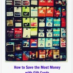 Saving Money Gift Cards